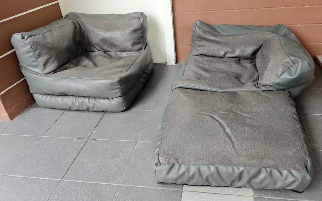 Folding microbeads patio chair  New ฿4,000 Make an offer