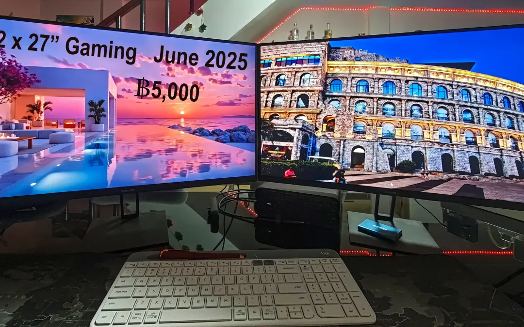 2 x Xiaomi Gaming Monitor G27i  165Hz Warranty until June 2028
